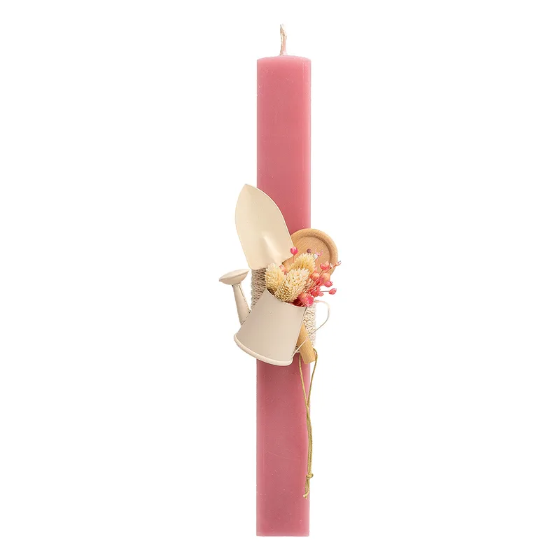 Beauty Home ΛΑΜΠΑΔΑ ΣΑΠΙΟ ΜΗΛΟ 33cm ΜΕ ΠΟΤΙΣΤΗΡΙ ΚΑΙ ΦΤΥΑΡΙ