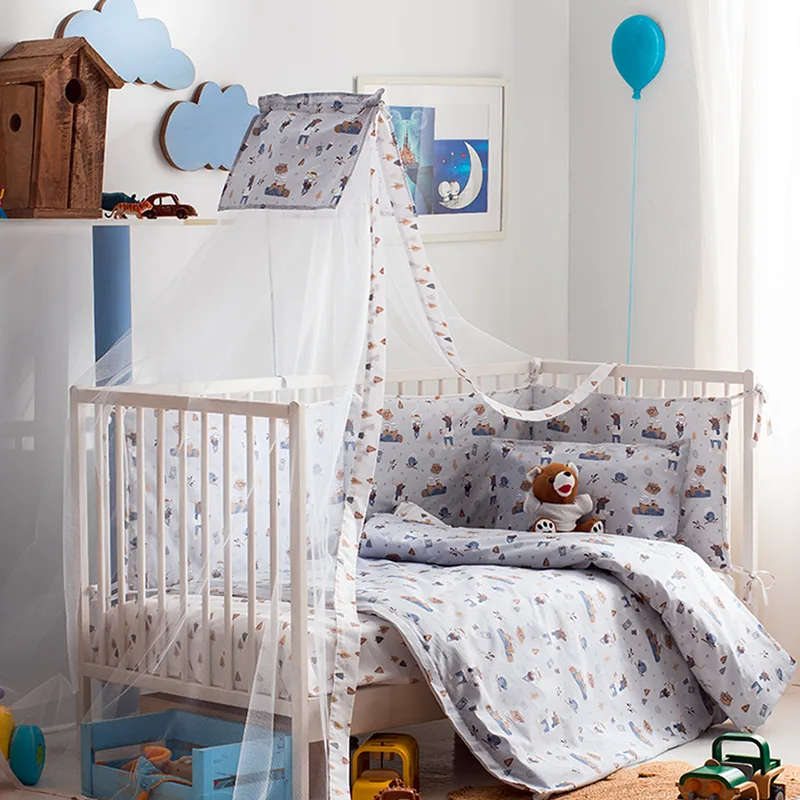 Παπλωματοθήκη Κούνιας (Σετ 120x160) Vesta Baby Woodland