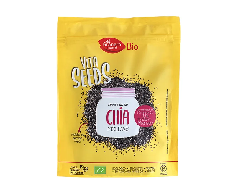Granero Vitaseeds Organic Ground Chia Seeds 200g