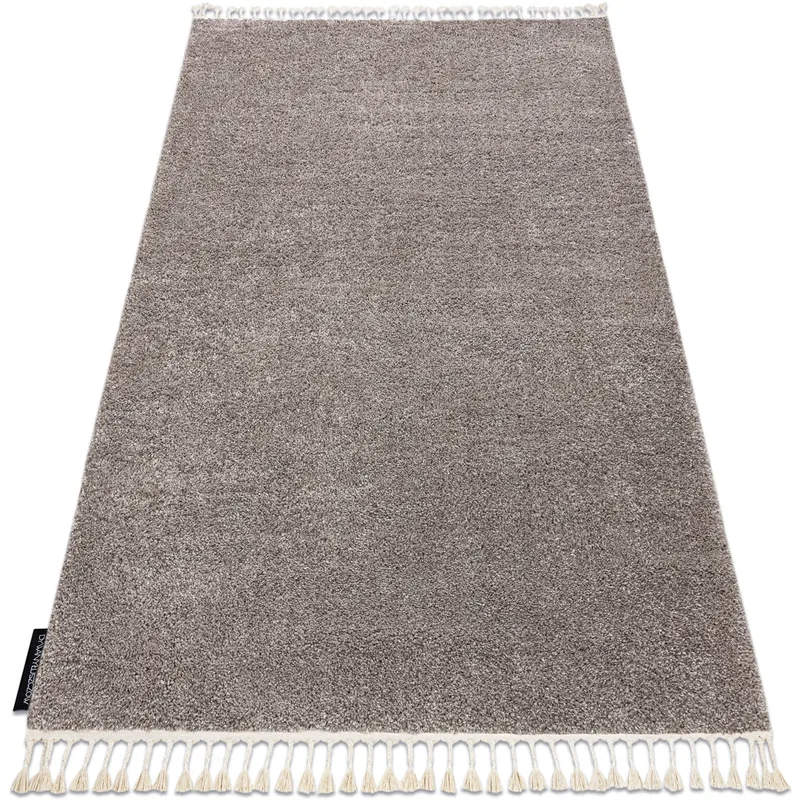 Χαλιά Rugsx Χαλί BERBER 9000 καφέ Φράντζα ΒεϠ160x220 cm