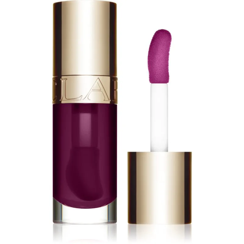 Clarins Lip Comfort Oil Έλαιο για τα χείλη με ενυδατικό αποτέλεσμα απόχρωση 10 plum 7 ml