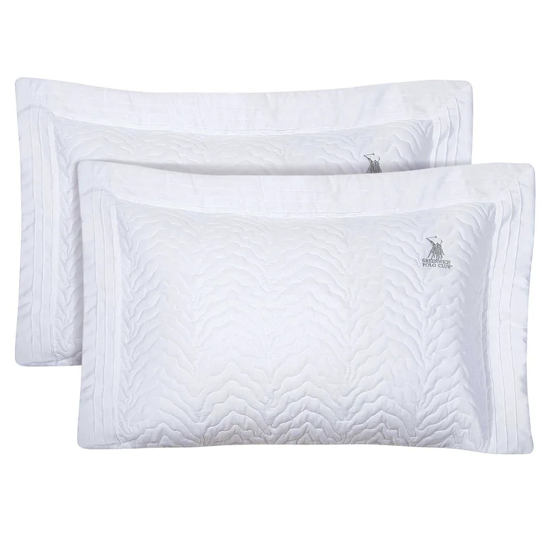 Σετ Μαξιλαροθήκες 2 Τεμαχίων Greenwich Polo 2351 White 50x70