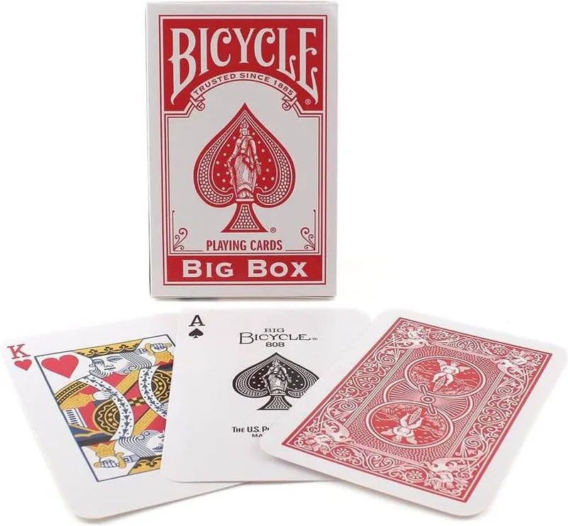 ΤΡΑΠΟΥΛΑ BICYCLE BIG BOX ΚΟΚΚΙΝΗ