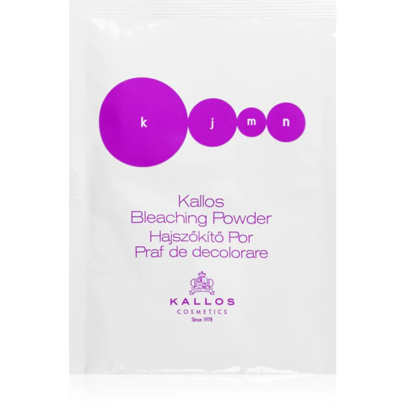 Kallos KJMN Professional Bleaching Powder πούδρα για ξάνιγμα και ανταύγειες 35 γρ
