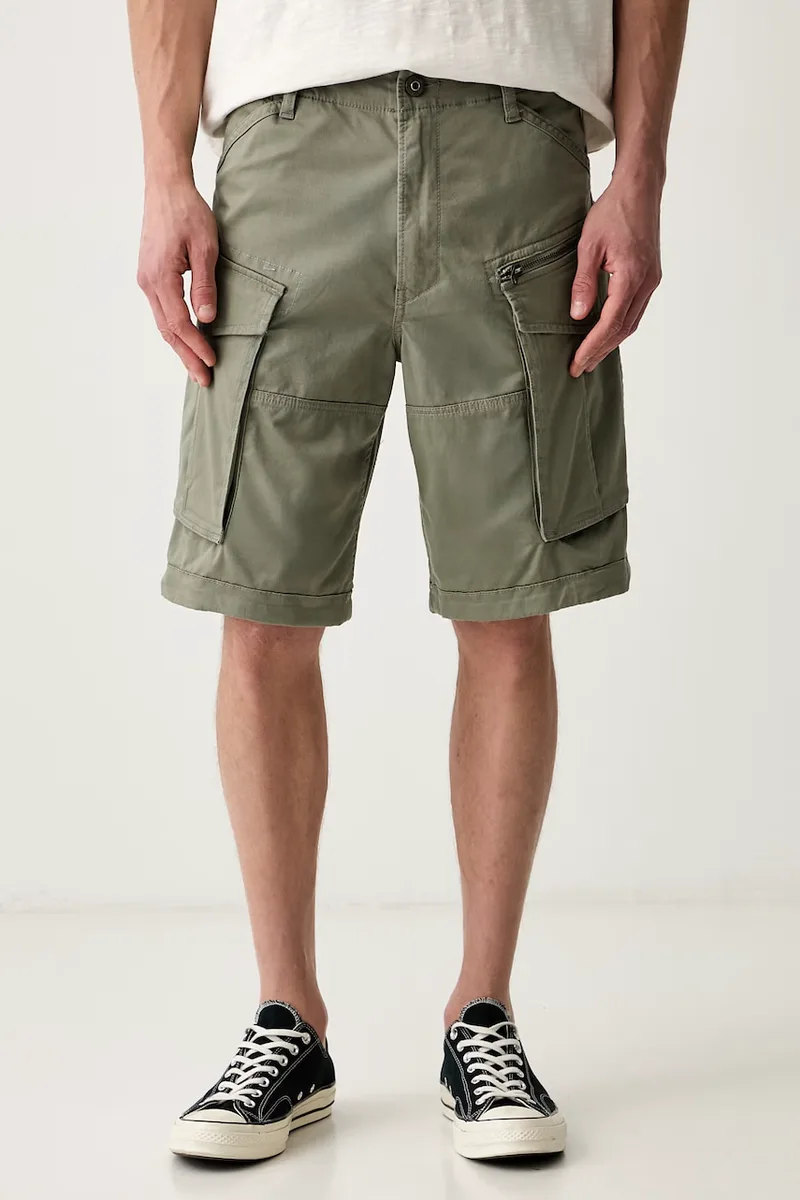 G-Star σορτς cargo ανδρικά βαμβακερά με ελαστάν Rovic zip relaxed 1\2