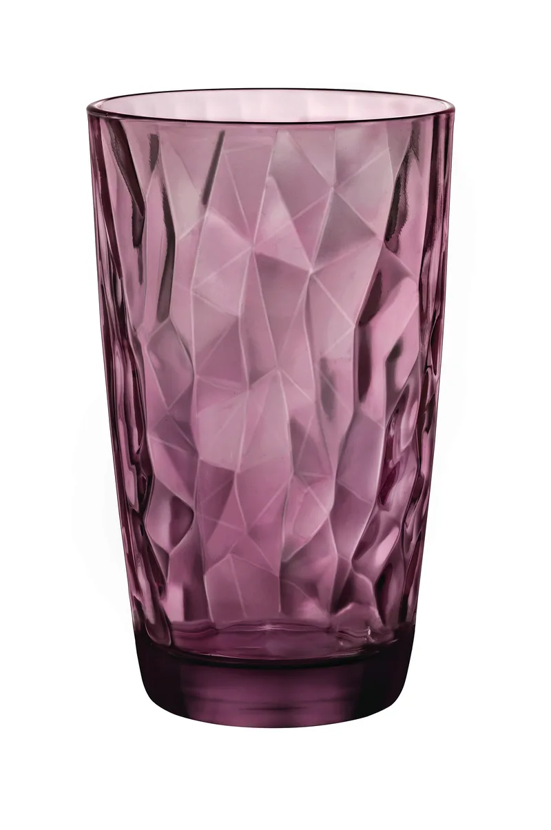 Bormioli Rocco Ποτήρι Νερού Diamond Μωβ 470ml