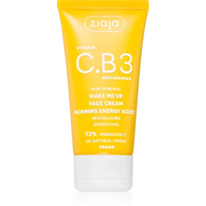 Ziaja Vitamin C.B3 Niacinamide ενεργοποιητική κρέμα ημέρας για άμεσο ξύπνημα 50 ml