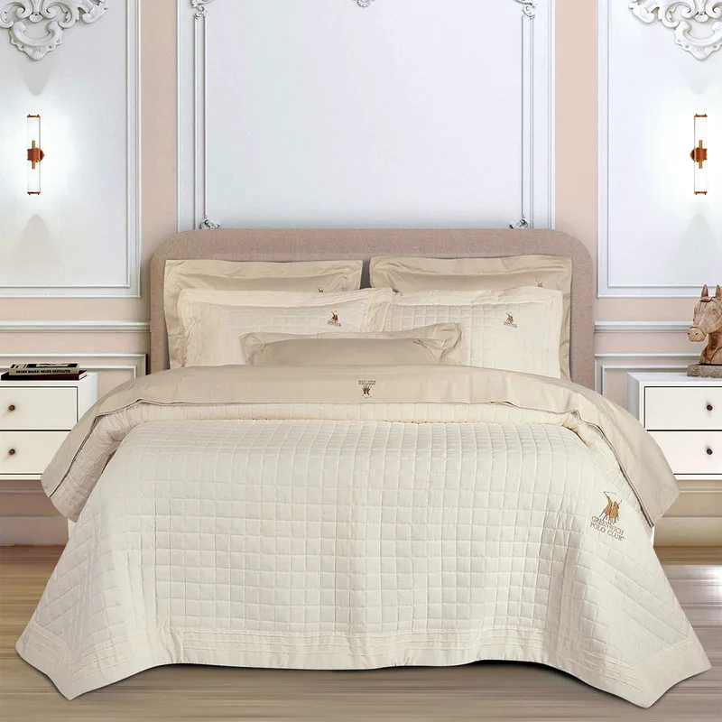Κουβερλί King Size (240x250) Greenwich Polo Club 2355 Ecru
