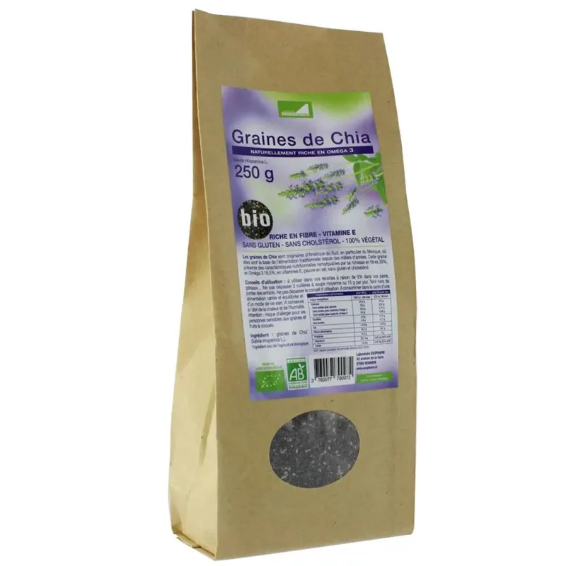 Exopharm Organic Chia Seeds 250g