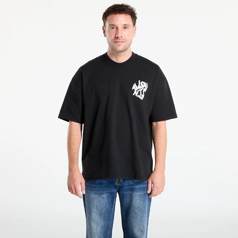 T-shirt AllSaints Orlando Logo Print Oversized T-Shirt Jet Black L