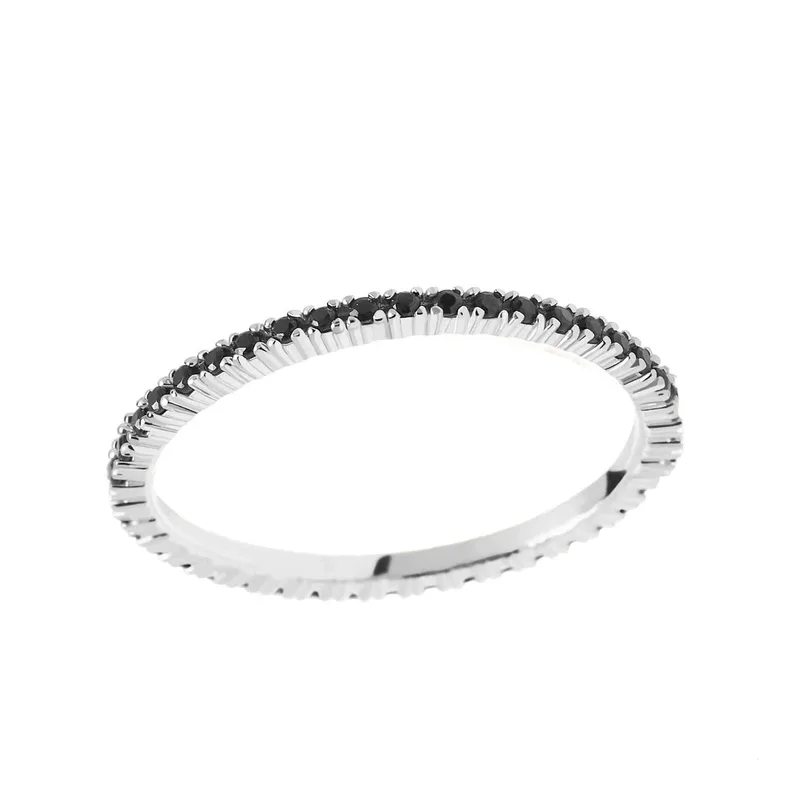 PDPAOLA BLACK ESSENTIAL Δαχτυλίδι Απο Ασήμι AN02-348-14