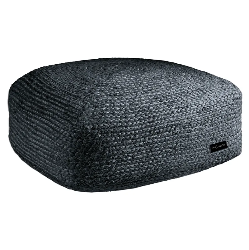 Πουφ 50X50X25 Guy Laroche Boho Anthracite