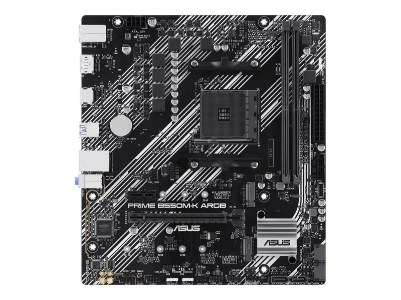 MB ASUS PRIME B550M-K ARGB (AMD,AM4,DDR4,mATX)