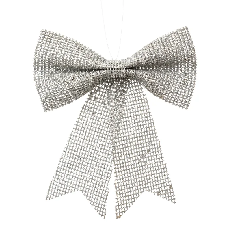 Χριστουγεννιάτικος Φιόγκος (12x13) A-S Jute Silver 192425