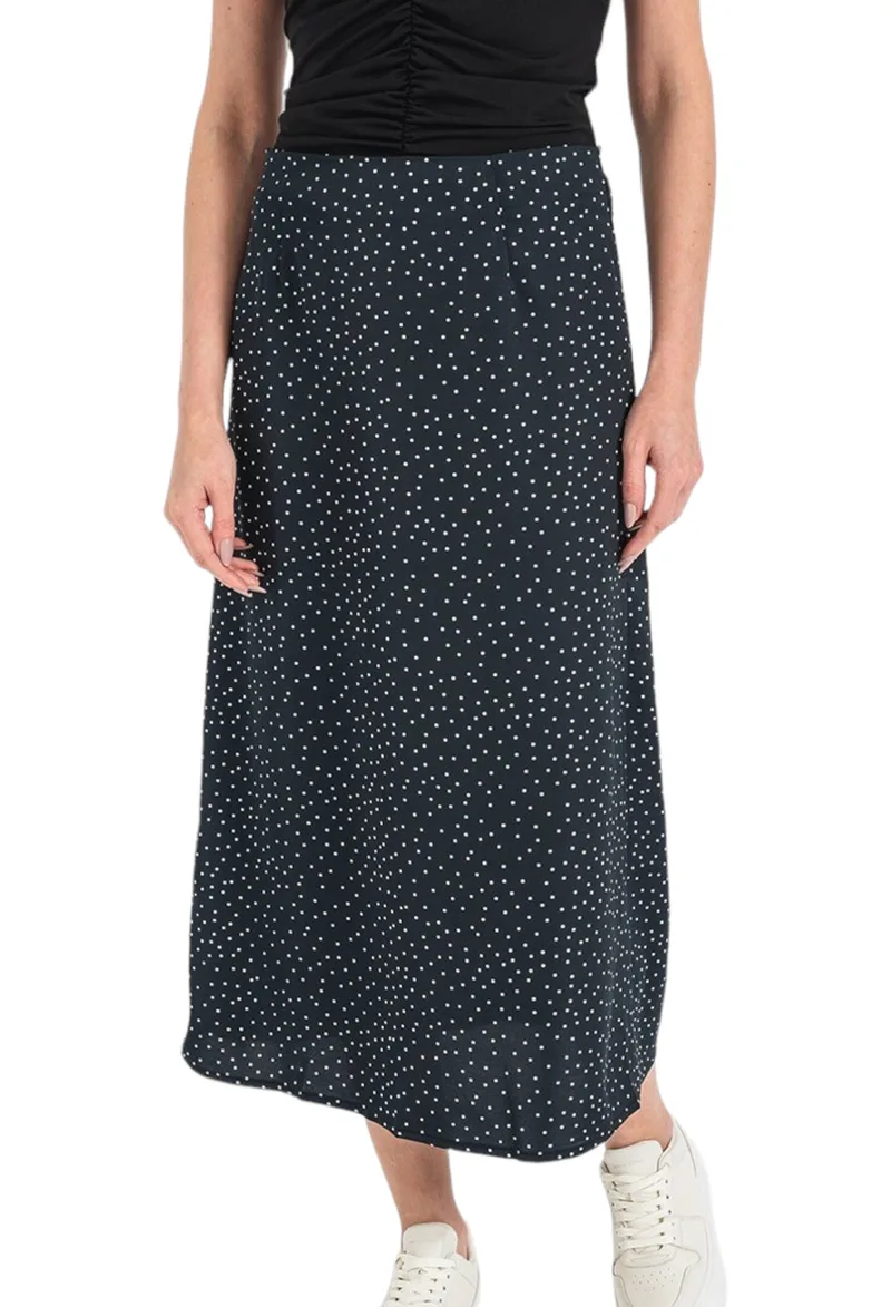 Φούστα Only Onlemy Maya Maxi SatinLife Wvn 15321016-Black Γυναικείο