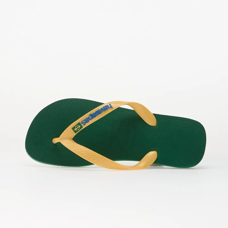 Sneakers Havaianas Brasil Logo Green/ Yellow EUR 39/40