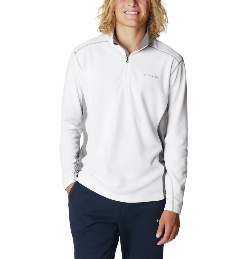 Columbia Ανδρική Μπλούζα Klamath Range™ II Half Zip Fleece EM6503-100 Λευκό