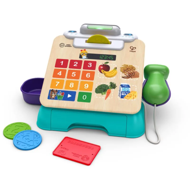 Baby Einstein Hape Magic Touch Cash Register παιχνίδι δραστηριοτήτων 9 m+ 1 τμχ