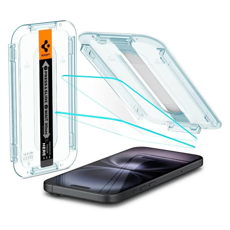 Spigen EZ Fit GLAS.tR Tempered Glass iPhone 14 Pro Max (2-Pack)