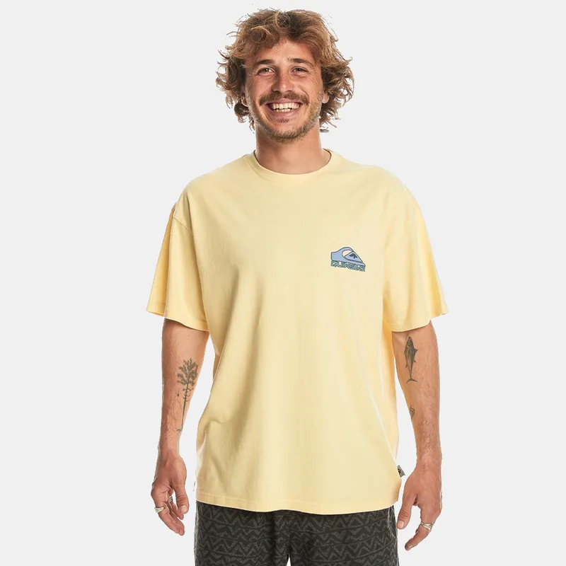 Quiksilver Take Us Back Logo Ss Μπλουζα Ανδρικο (9000179705_60090)
