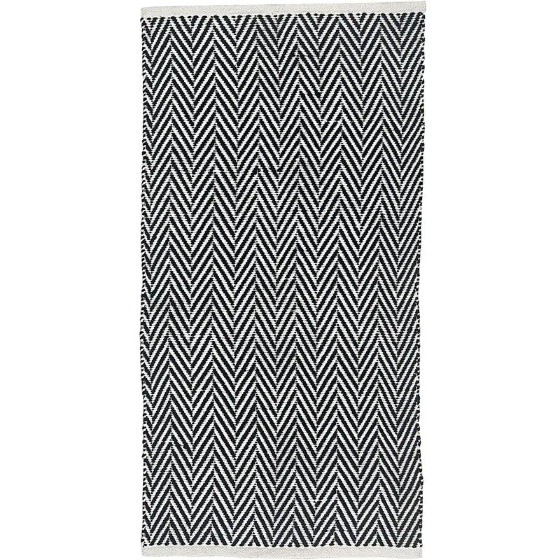 Χαλί Διάδρομος 60x120 Melinen Kindra Black