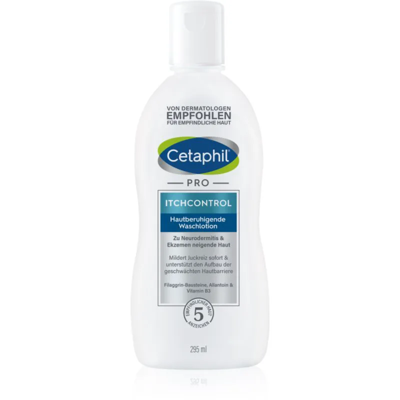Cetaphil PRO ItchControl Body Wash τζελ για ντους για ξηρό και ερεθισμένο δέρμα 295 ml