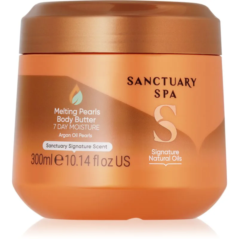 Sanctuary Spa Signature Natural Oils θρεπτικό βούτηρο για το σώμα με βούτυρο καριτέ 300 ml