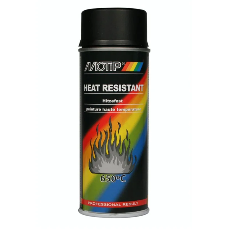 Spray Motip 04031 Υψηλής Θερμοκρασίας Μαύρο