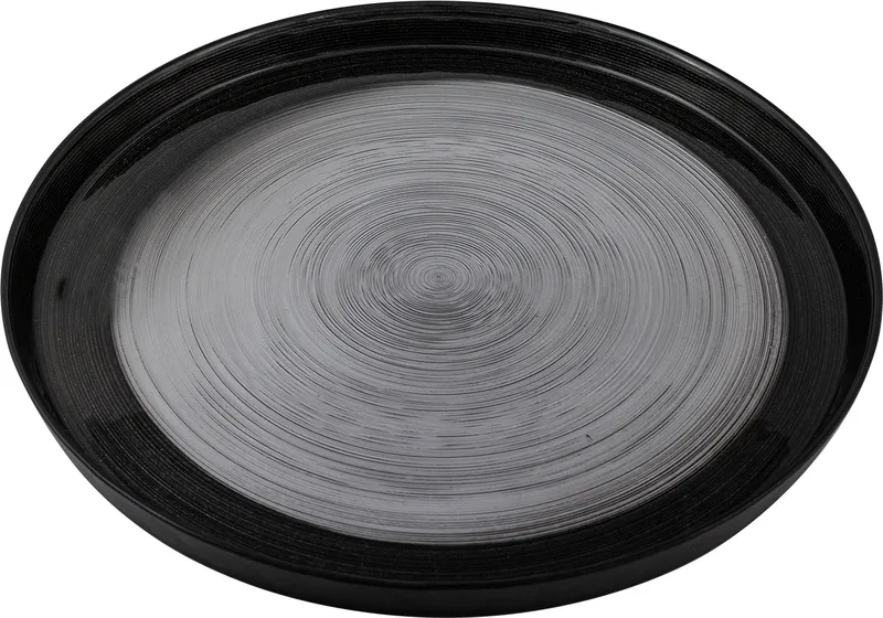 Πιατέλα Γυάλινη Alice Grey 32cm