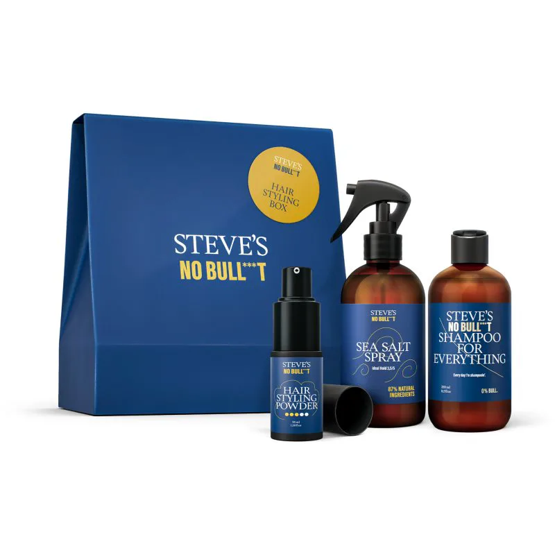Steve's Set Hair Styling Box σετ για το styling των μαλλιών