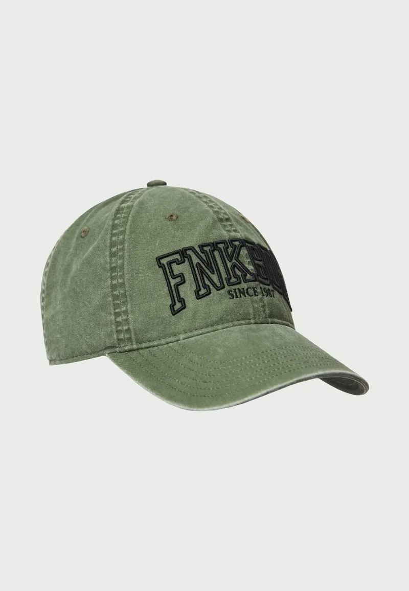 Funky Buddha Ανδρικό καπέλο με branded κέντημα FBM013-066-10 Πράσινο