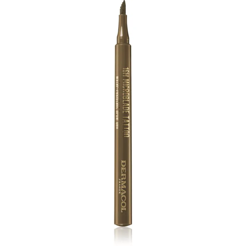 Dermacol 16H Microblade Tattoo αδιάβροχος μαρκαδόρος Για τα φρύδια απόχρωση 01 1 μλ