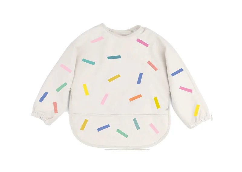 Long Sleeve Bib Confetti - The Cotton Cloud