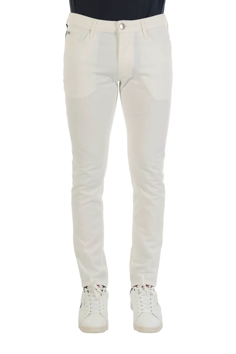 EMPORIO ARMANI ΠΑΝΤΕΛΟΝΙ 5ΤΣΕΠΟ J06 SLIM FIT ΛΕΥΚΟ