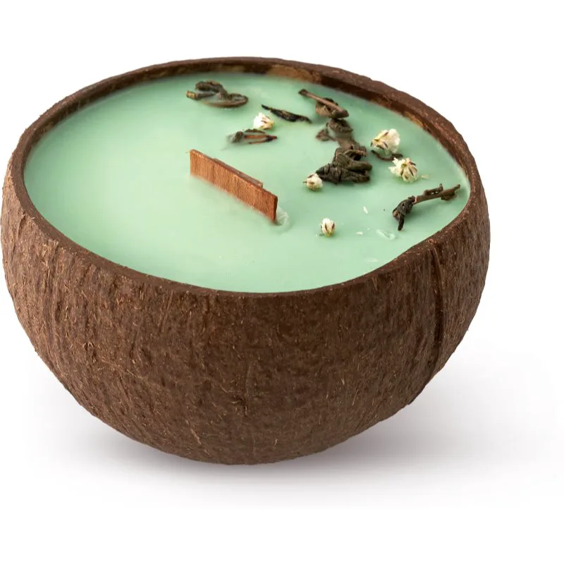 Tropicandle Green Tea αρωματικό κερί με ξύλινο φιτίλι 350 ml
