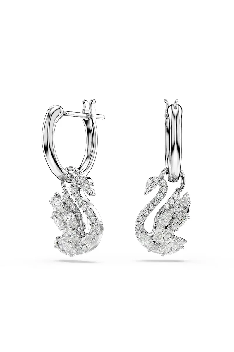 Swarovski σκουλαρίκια γυναικεία μεταλλικά ζιργκόν