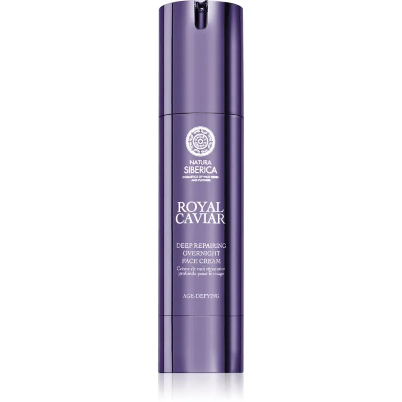 Natura Siberica Royal Caviar αναγεννητική κρέμα νύχτας με χαβιάρι 50 ml