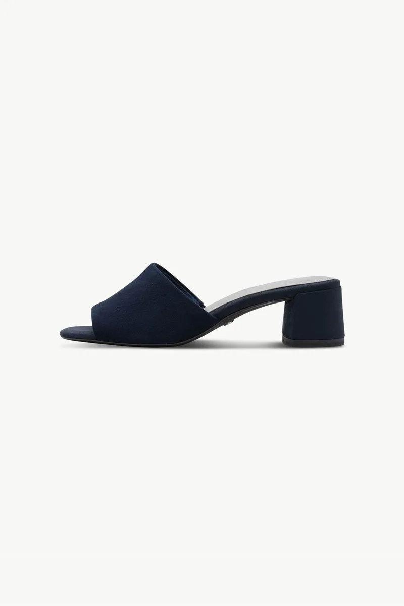 Tamaris γυναικεία δερμάτινα mules - 1-27204-42 Σκούρο Μπλε