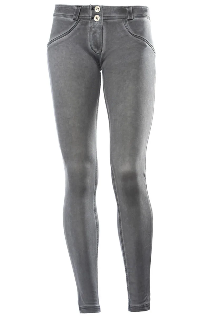 Παντελόνι Υφασμάτινο Freddy Wr.Up Skinny Lungo Ξεβαμμένο Όψη Jeans WRUP1LND5E-N0 Γυναικείο