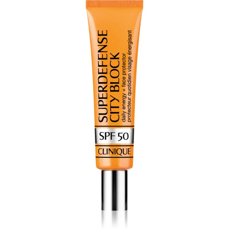Clinique Superdefense™ City Block SPF 50 Daily Energy + Face Protector ενεργοποιητικό προστατευτικό υγρό SPF 50 40 ml