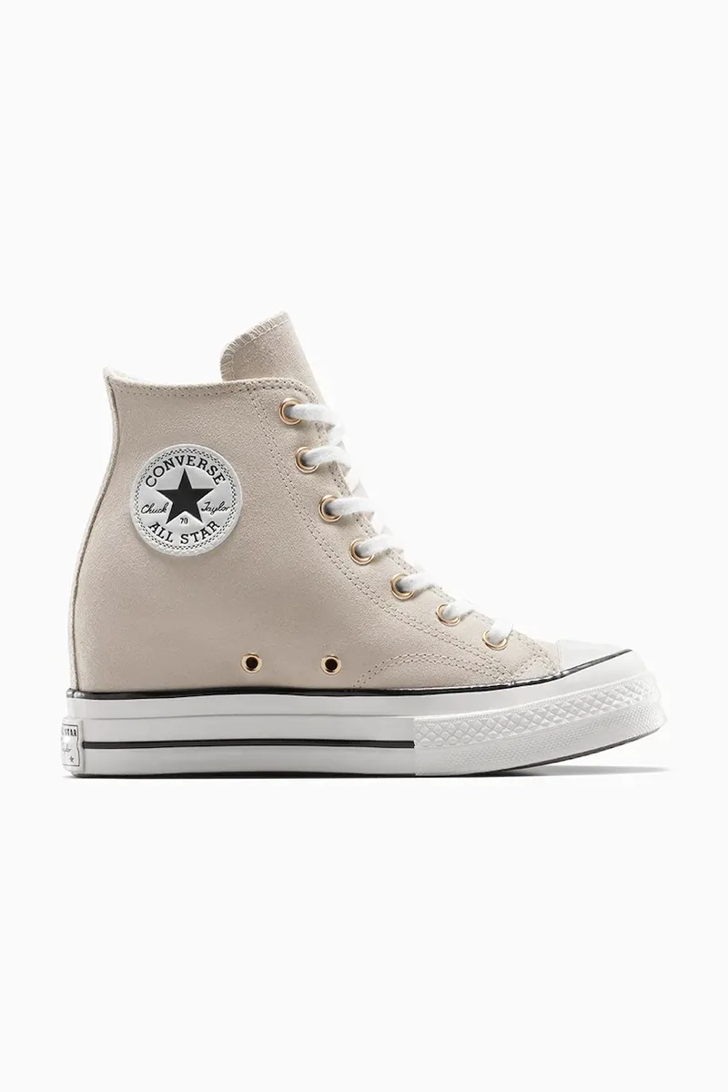 Σουέντ αθλητικά παπούτσια Converse Chuck 70 Wedge