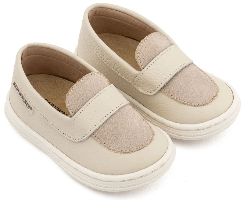 Babywalker Βαπτιστικά Loafers BS3094 Εκρού