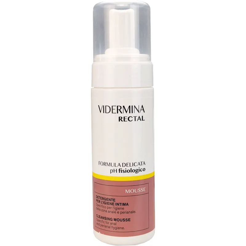 Vidermina Rectal Mousse Cleansing Foam Αφρός Καθαρισμός για την Υγιεινή της Πρωκτικής & Περιπρωκτικής Περιοχής 165ml