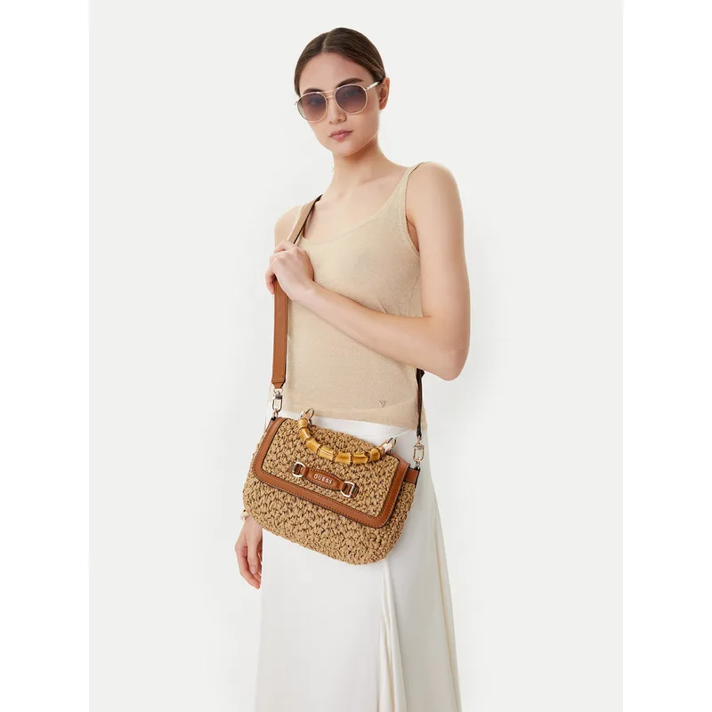 Τσάντα Guess Siria HWWG92 32200 Μπεζ