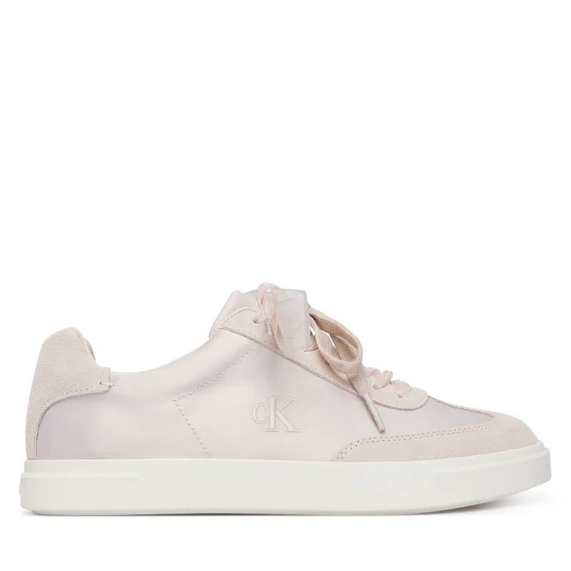 Αθλητικά Calvin Klein Low Pro Cupsole Wt Satin Mix HW0HW03288 Καφέ