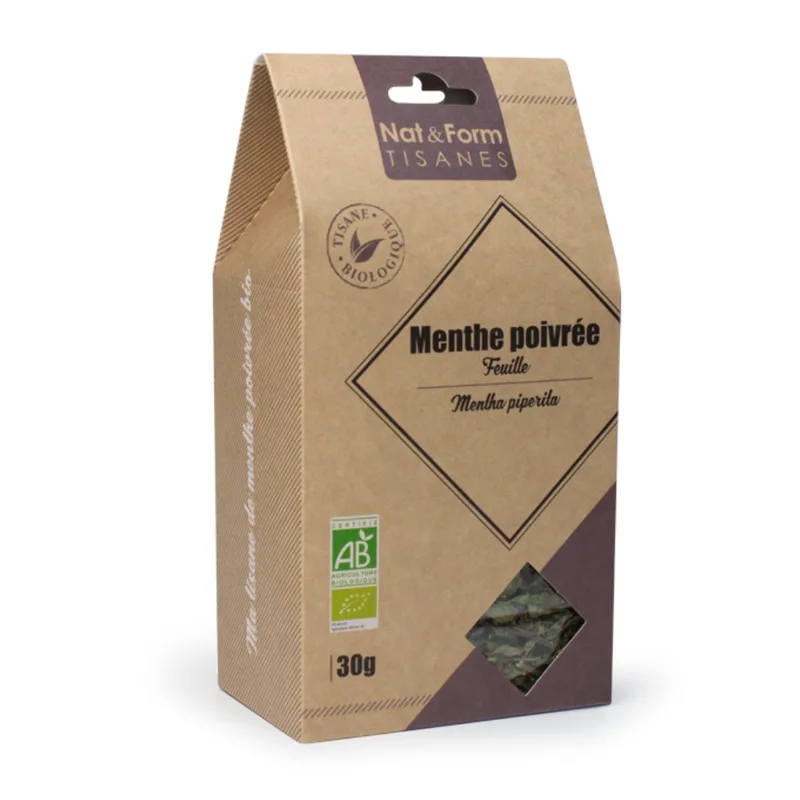 Nat&Form Peppermint Leaf Herbal Tea Organic 30g