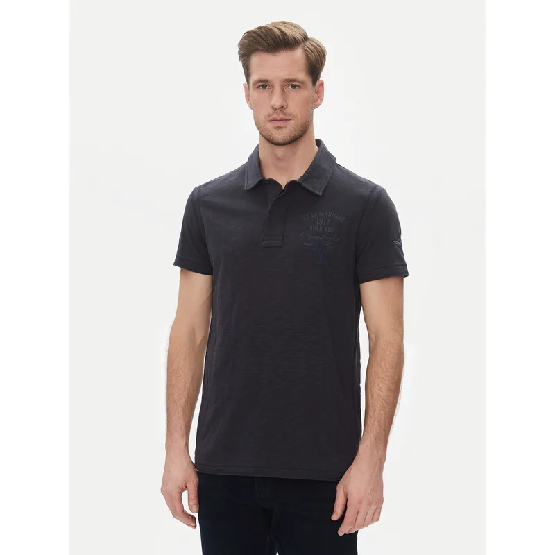 Aeronautica Militare Polo 251PO1857J680 Σκούρο μπλε Regular Fit