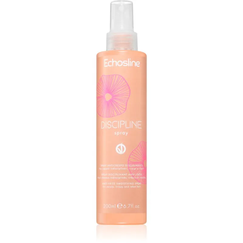 Echosline Discipline Spray λειαντικό σπρέι για ατίθασα και κρεπαρισμένα μαλλιά 200 ml