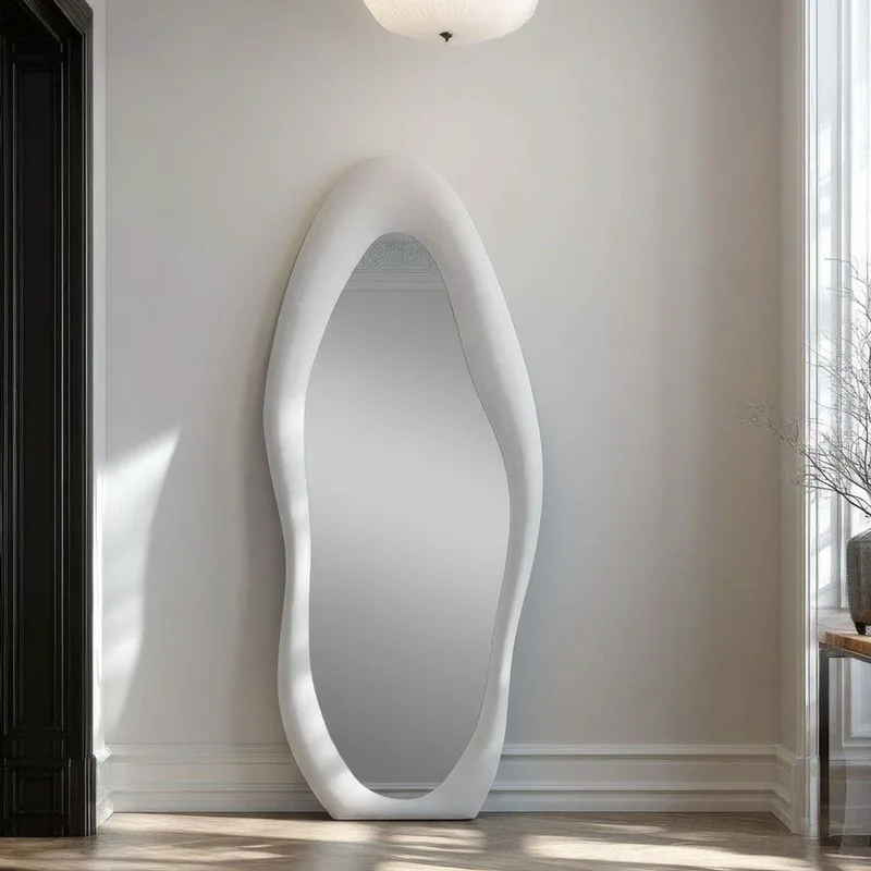Καθρέπτης Δαπέδου Μαύρο - Cream 985Etr1134 (70x165 cm)
