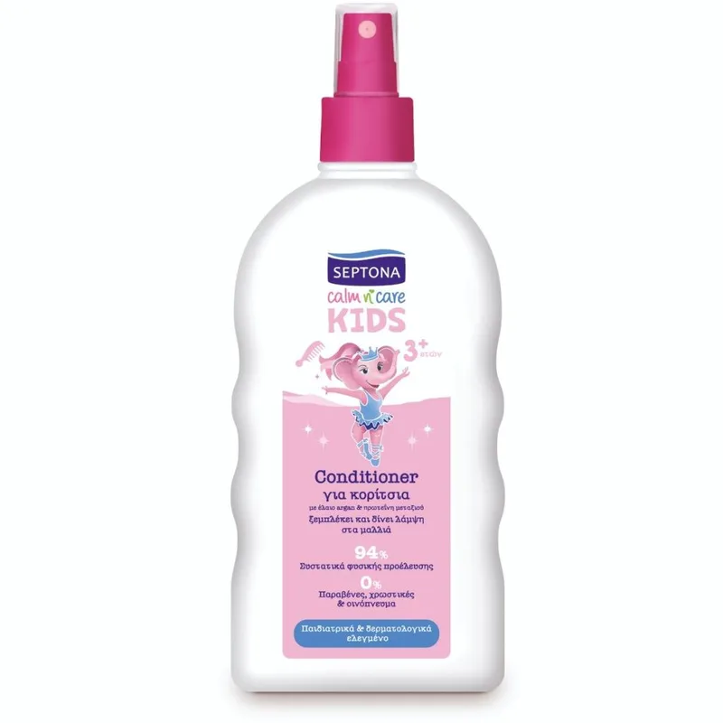 Septona Calm 'n Care Kids Παιδικό Conditioner Για Κορίτσια (3+ετών) 200ml